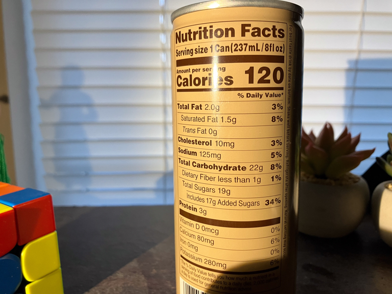 nutritional facts