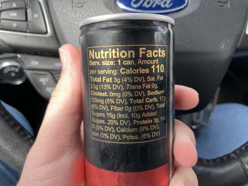 nutritional facts