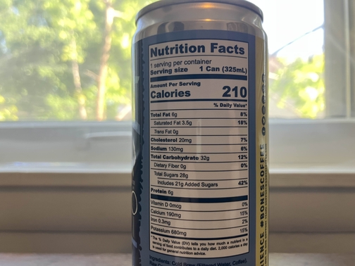 nutritional facts