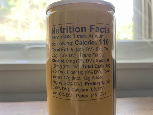 nutritional facts