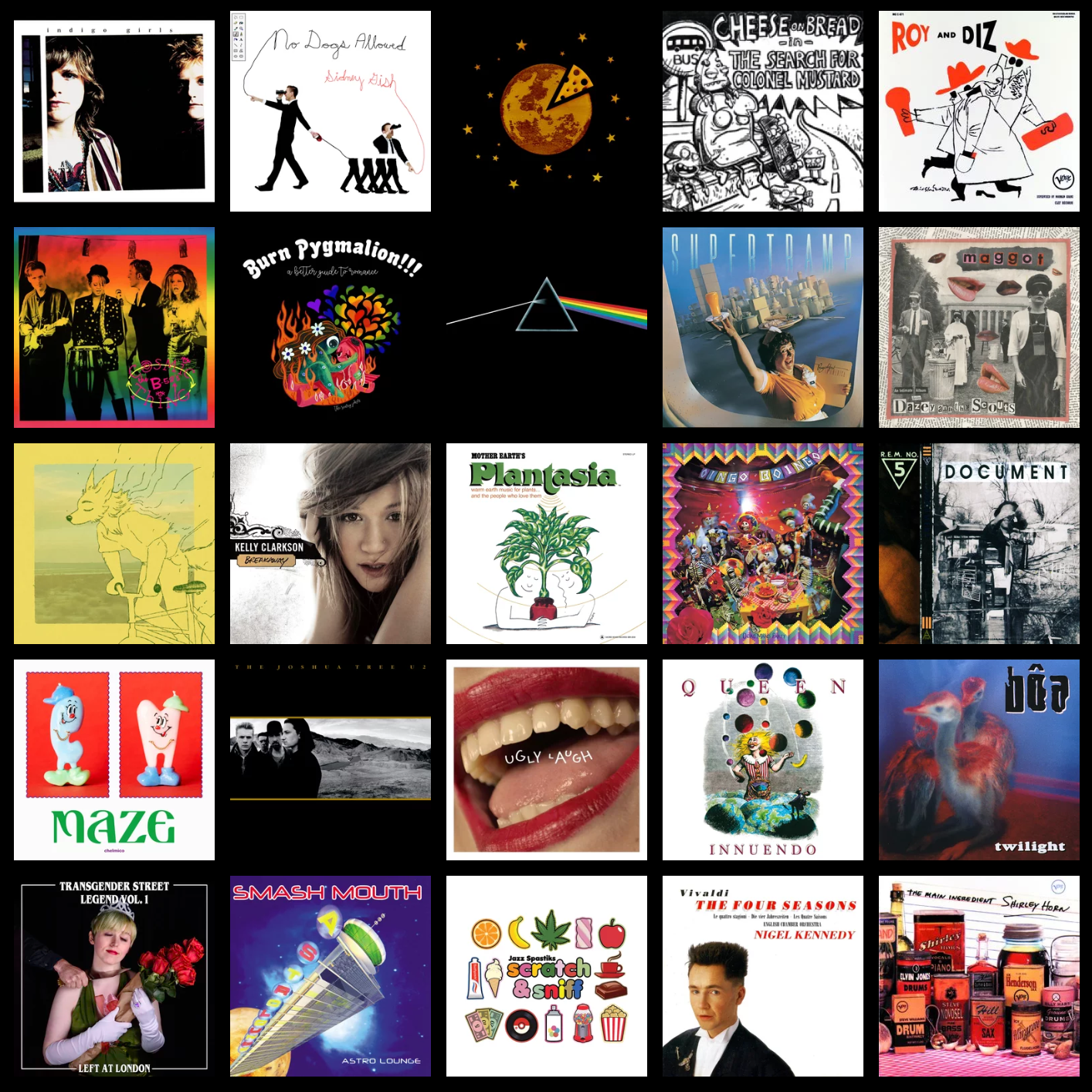 My top 25 most impactful albums, in some sort of order